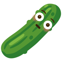 cucumber and flushed face