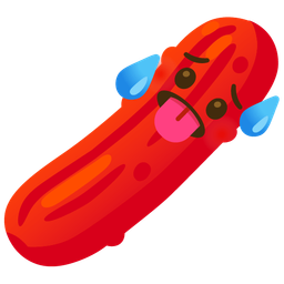 cucumber and hot face