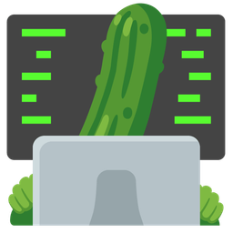 cucumber and laptop