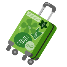 cucumber and luggage