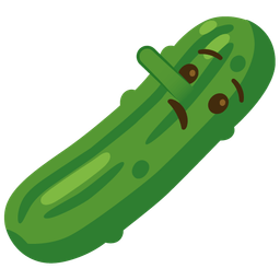 cucumber and lying face