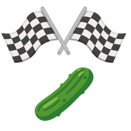 cucumber and racing car