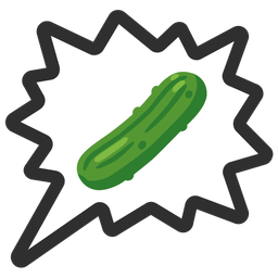 cucumber and right anger bubble