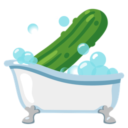 cucumber and soap