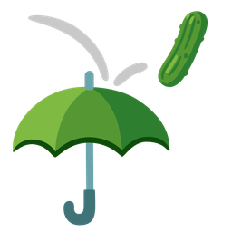cucumber and umbrella