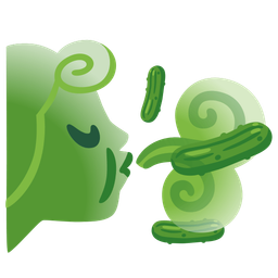 cucumber and wind face