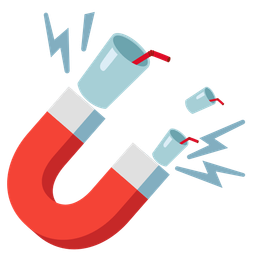 Cup with straw and Magnet