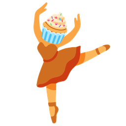Cupcake and Ballet shoes