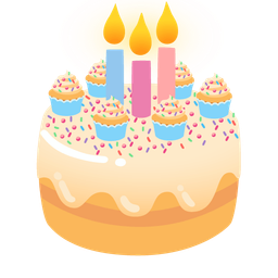 Cupcake and Birthday cake