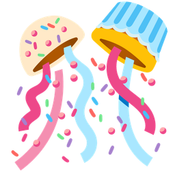 Cupcake and Confetti ball