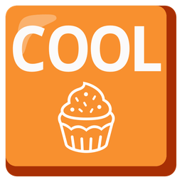 Cupcake and COOL button