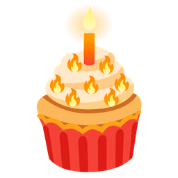 Cupcake and Fire