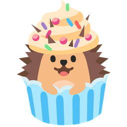 Cupcake and Hedgehog
