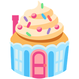 Cupcake and House