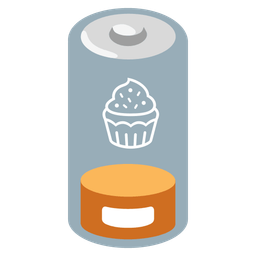 Cupcake and Low battery