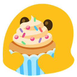 Cupcake and Magic wand