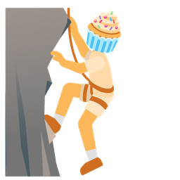 Cupcake and Mountain