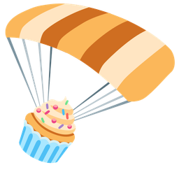 Cupcake and Parachute