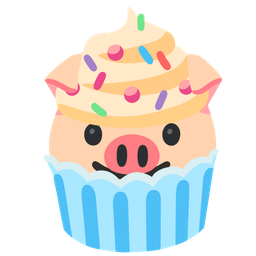 Cupcake and Pig face