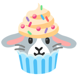Cupcake and Rabbit face