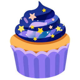 Cupcake and Telescope