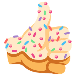 Cupcake and Thumbs up