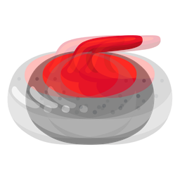 curling stone and beating heart