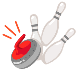 curling stone and bowling