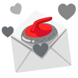 curling stone and love letter