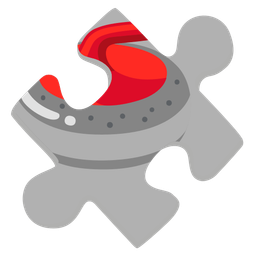 curling stone and puzzle piece