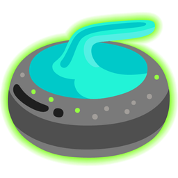 curling stone and radioactive