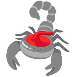 curling stone and scorpion