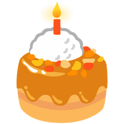 Curry rice and Birthday cake