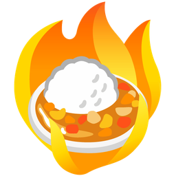 Curry rice and Fire