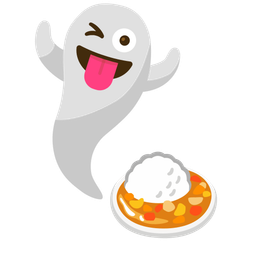 Curry rice and Ghost