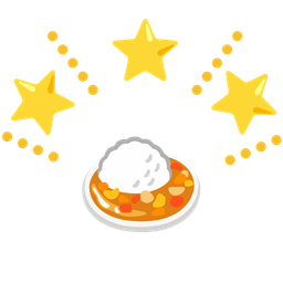 Curry rice and Glowing star