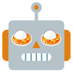 Curry rice and Robot