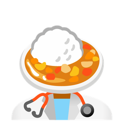 Curry rice and Stethoscope