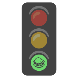 Curry rice and Vertical traffic light