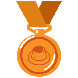 Custard and 3rd place medal