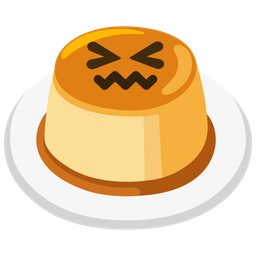 Custard and Confounded face