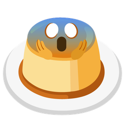 Custard and Face screaming in fear