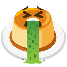 Custard and Face vomiting