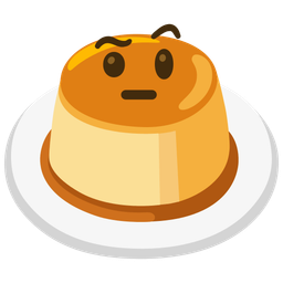 Custard and Face with raised eyebrow