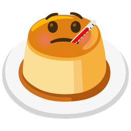 Custard and Face with thermometer