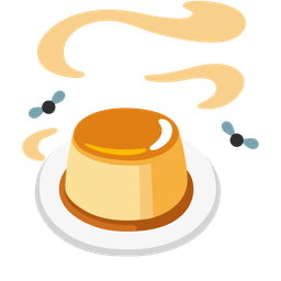 Custard and Pile of poo