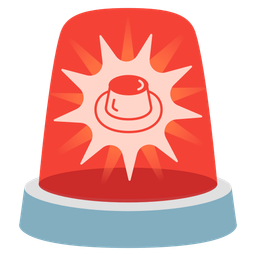 Custard and Police car light