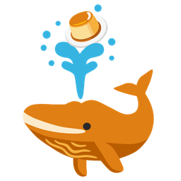 Custard and Spouting whale