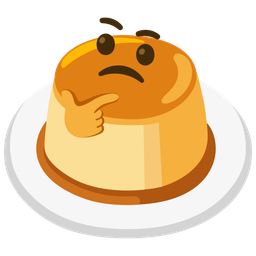 Custard and Thinking face