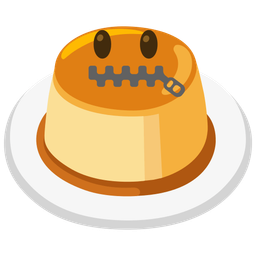 Custard and Zipper-mouth face